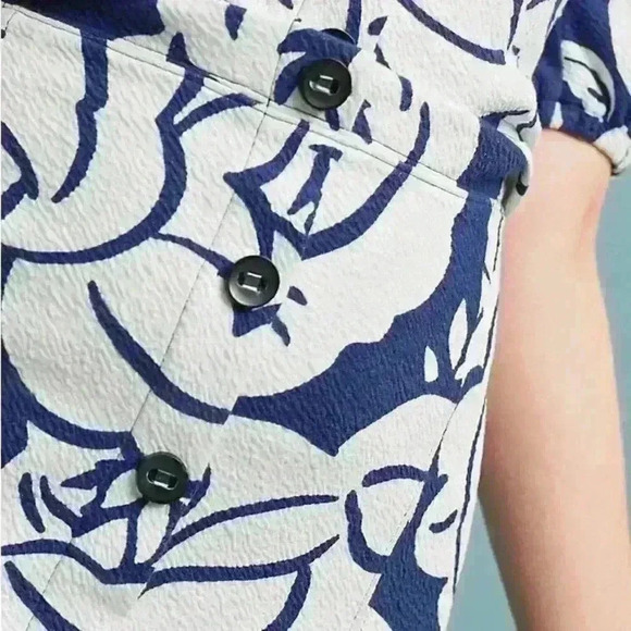 NWT! ANTHROPOLOGIE Maeve Amiens Flounced Floral Motif Skirt/Top Set - Picture 2 of 14